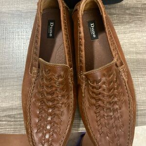 Dune London Men's Tan Woven Loafers